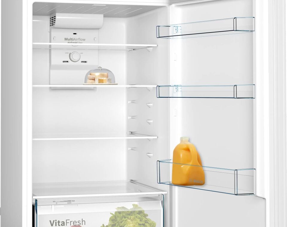 Bosch KDN55NWE0N Üstten Donduruculu Buzdolabı 186 x 70 cm Beyaz, No Frost