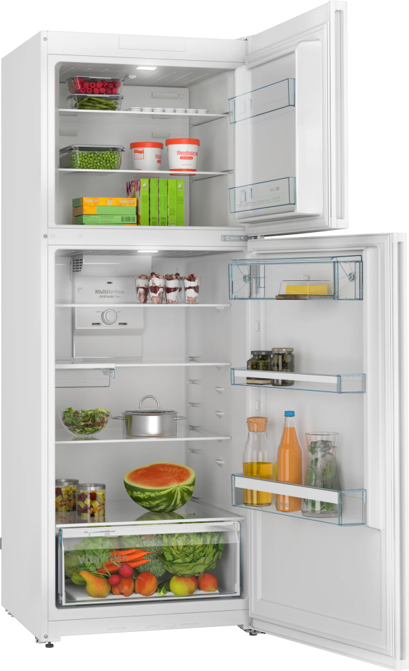 Bosch KDN55XWE0N Üstten Donduruculu Buzdolabı 186 x 70 cm Beyaz, No Frost