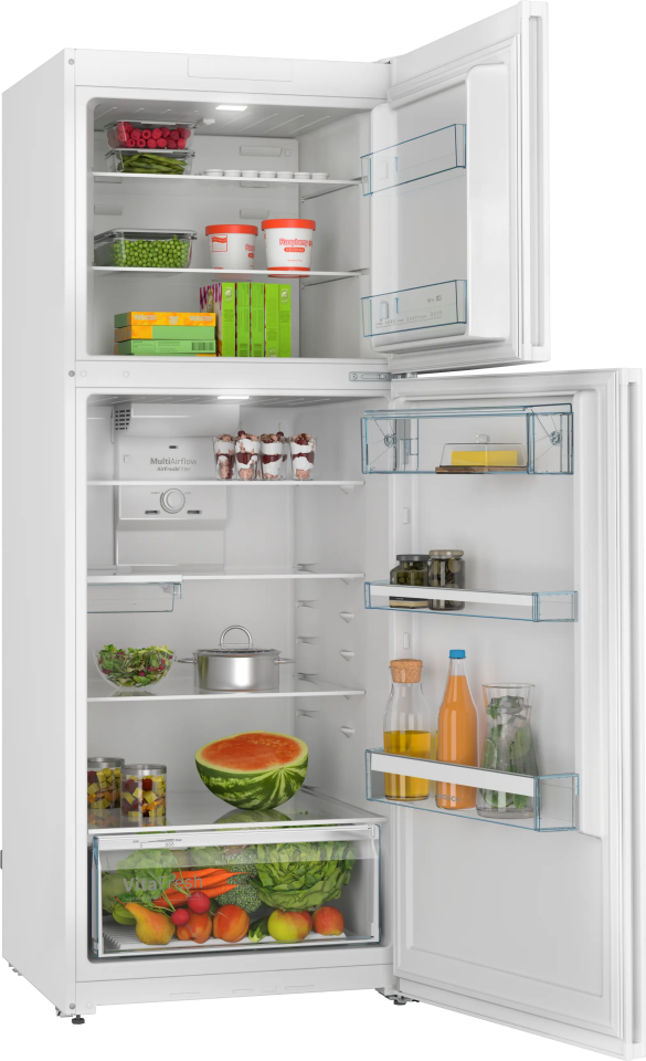 Bosch KDN55XWE0N Üstten Donduruculu Buzdolabı 186 x 70 cm Beyaz, No Frost