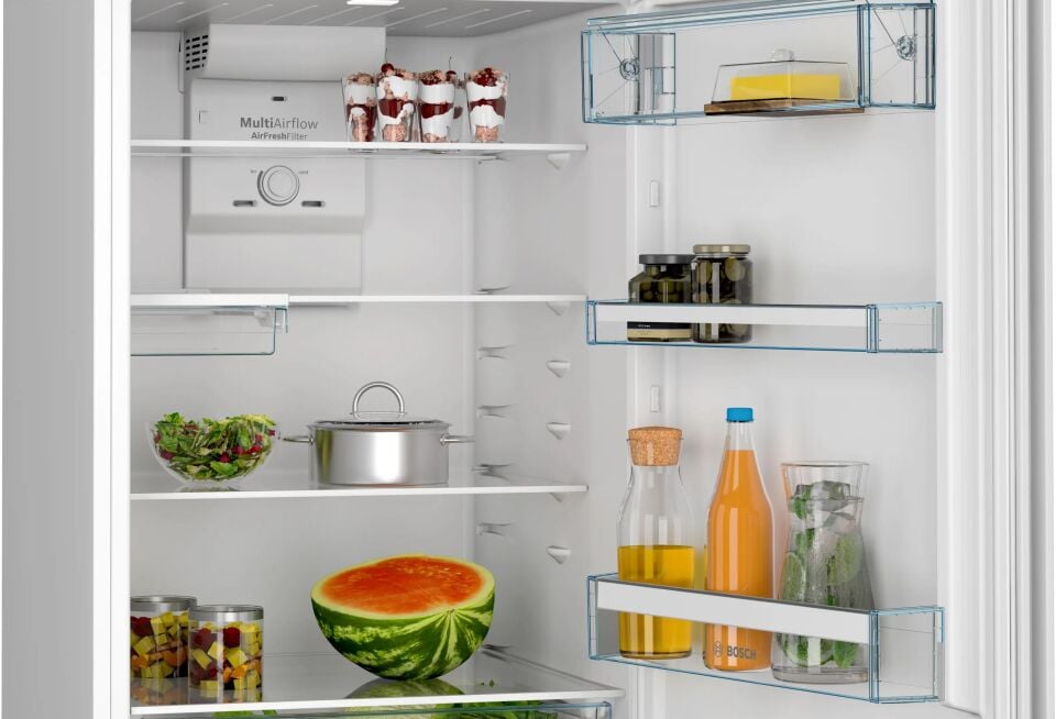 Bosch KDN55XWE0N Üstten Donduruculu Buzdolabı 186 x 70 cm Beyaz, No Frost