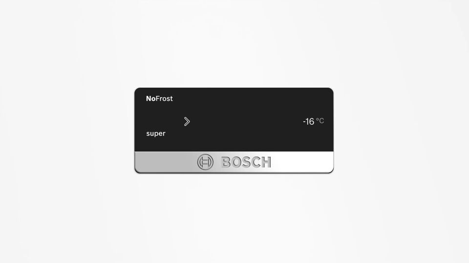 Bosch KDN55XWE0N Üstten Donduruculu Buzdolabı 186 x 70 cm Beyaz, No Frost