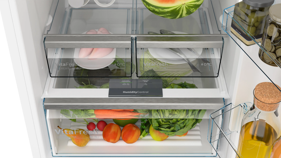 Bosch KGN55CWE0N Alttan Donduruculu Buzdolabı 186 x 70 cm Beyaz, No Frost