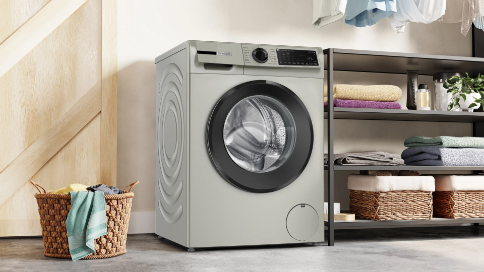 Bosch WGK242ZXTR 9 Kg 1200 Devir Home Connect Çamaşır Makinesi İnox