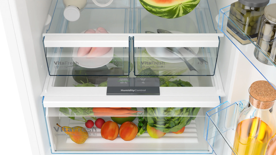 KGN55VWE0N Alttan Donduruculu Buzdolabı 186 x 70 cm Beyaz, No Frost