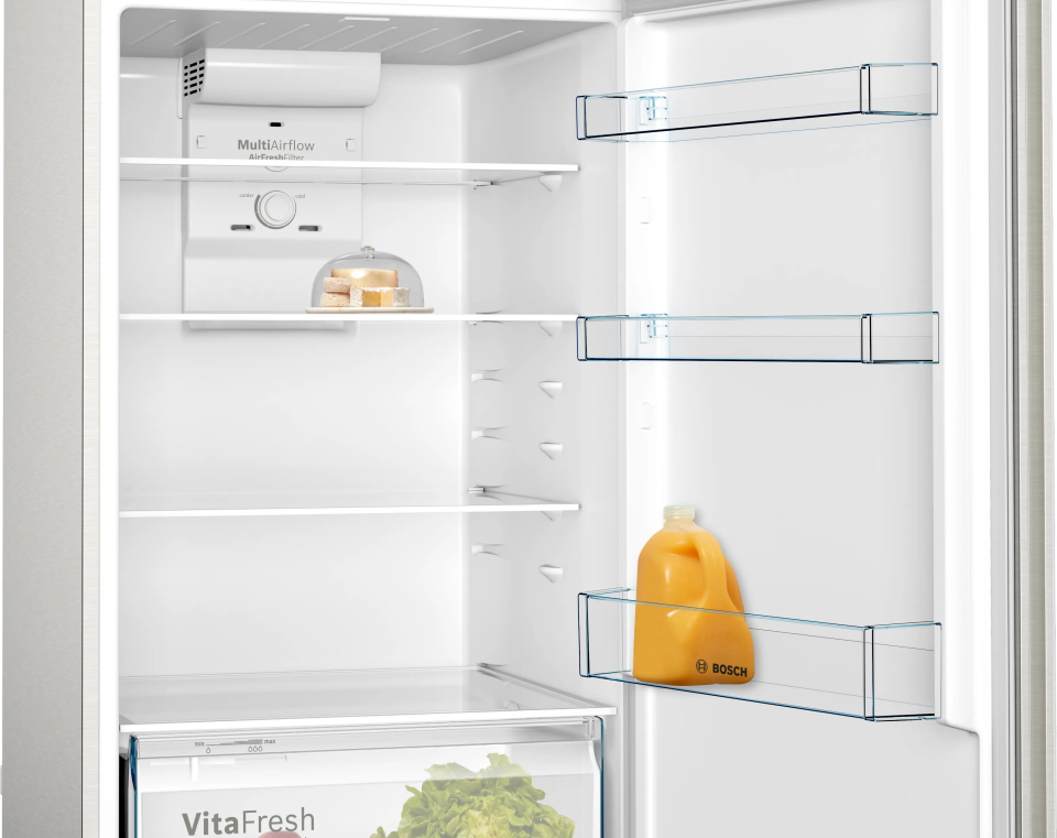 BOSCH KDN55NLE0N Üstten Donduruculu Buzdolabı 186 x 70 cm Inox Görünümlü, No Frost