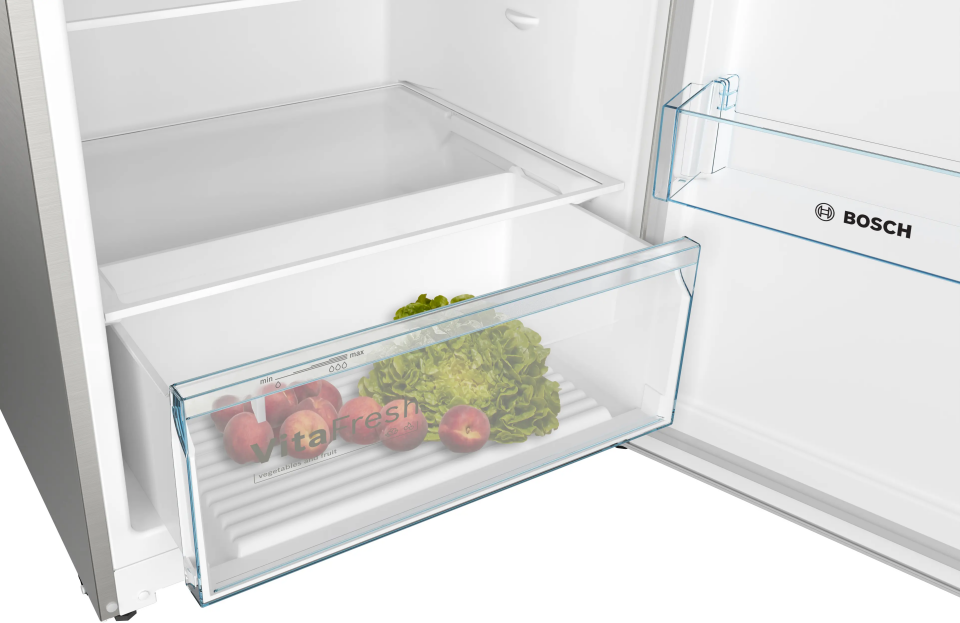 BOSCH KDN55NLE0N Üstten Donduruculu Buzdolabı 186 x 70 cm Inox Görünümlü, No Frost