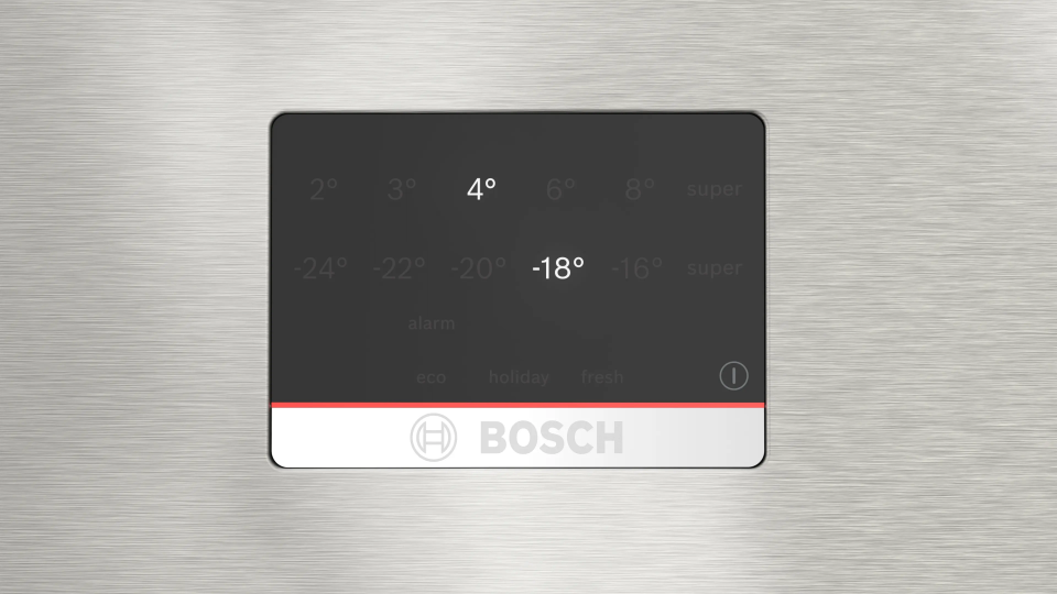 BOSCH KGN55CIE0N Alttan Donduruculu Buzdolabı 186 x 70 cm Kolay temizlenebilir Inox, No Frost