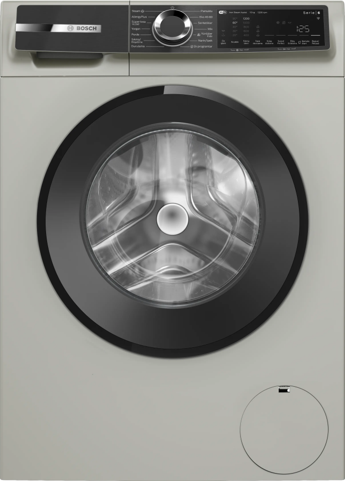 Bosch WGK252ZXTR 10 Kg 1200 Devir Home Connect Çamaşır Makinesi İnox