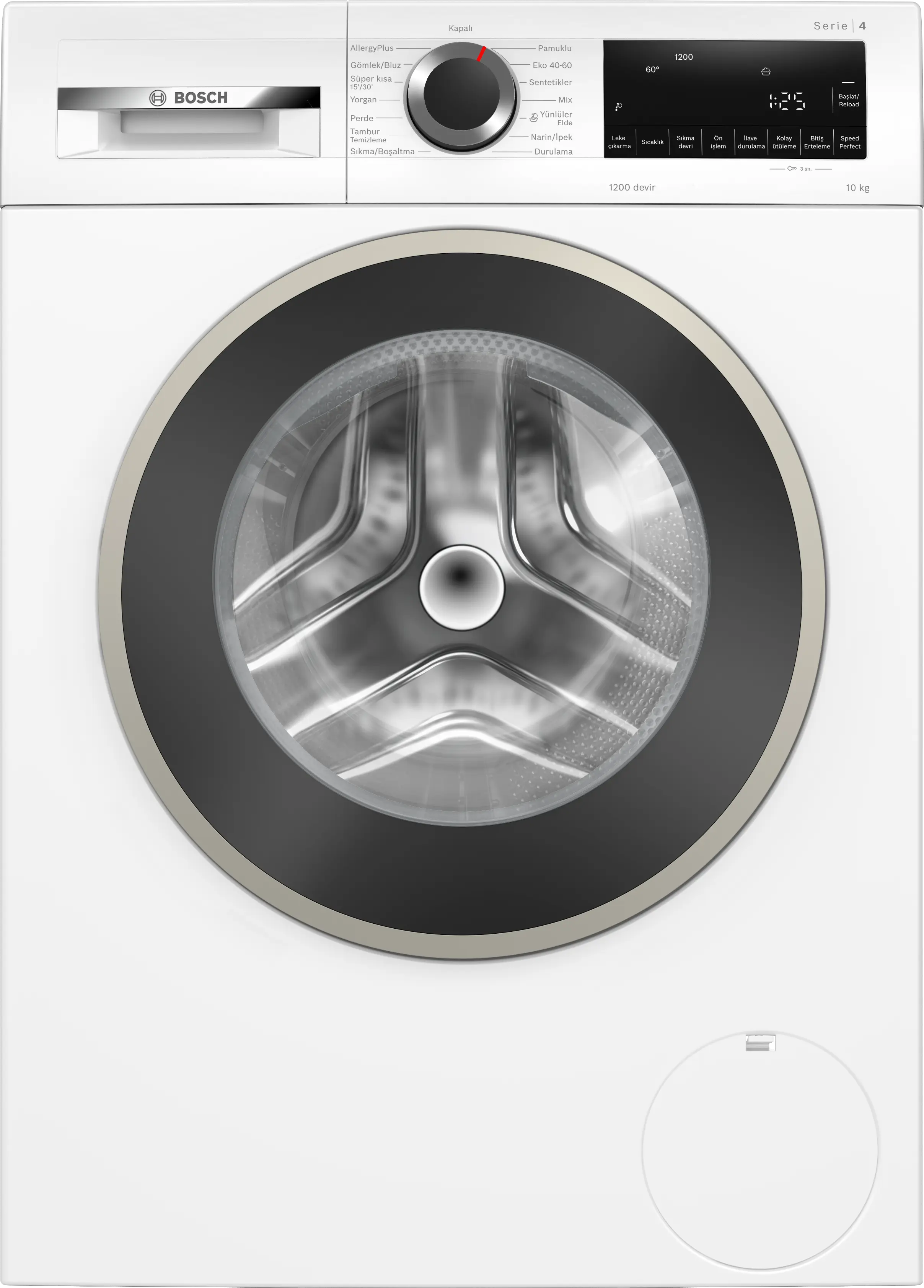 Bosch WGA25202TR 10 Kg 1200 Devir Çamaşır Makinesi Beyaz