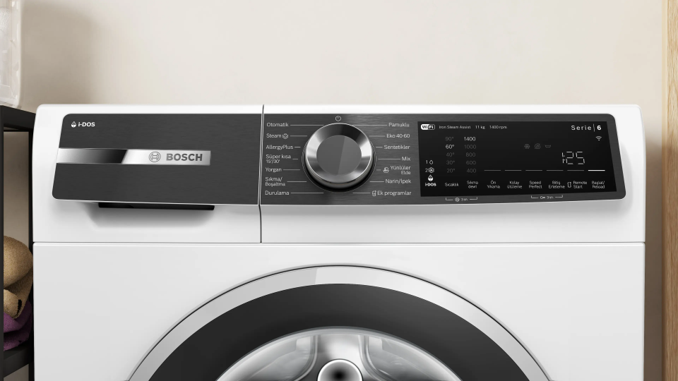 Bosch WGK264F0TR 11 Kg 1400 Devir Home Connet Çamaşır Makinesi Beyaz