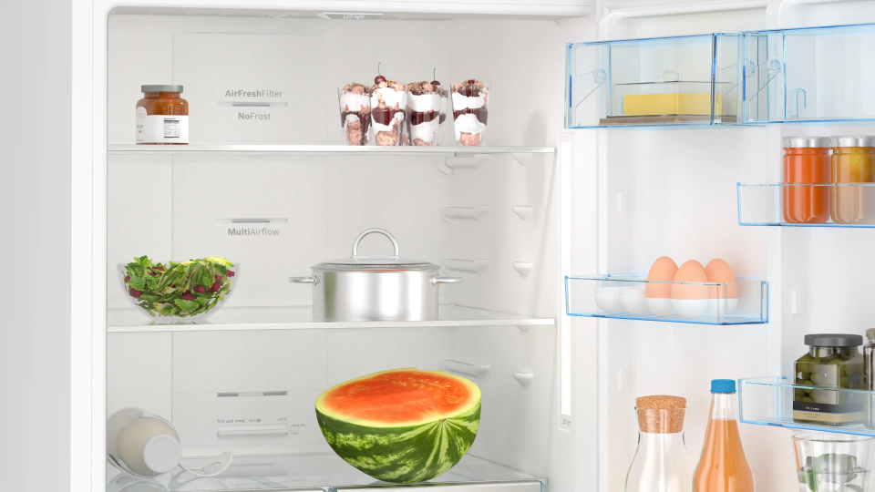 BOSCH KGN76CWE0N Alttan Donduruculu Buzdolabı 186 x 75 cm Beyaz, No Frost