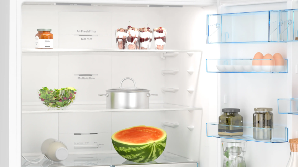 BOSCH KGN86VWE0N Alttan Donduruculu Buzdolabı 186 x 86 cm Beyaz, No Frost