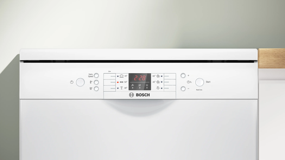 Bosch SMS26DW00T 6 Programlı Beyaz Bulaşık Makinesi