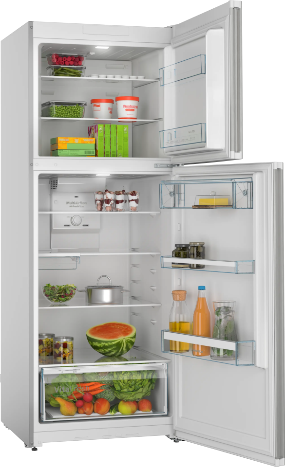 BOSCH KDN55XIE0N Üstten Donduruculu Buzdolabı 186 x 70 cm Kolay temizlenebilir Inox, No Frost