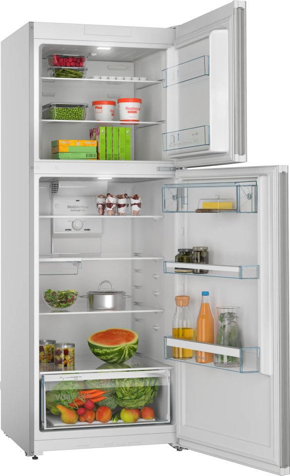 BOSCH KDN55XIE0N Üstten Donduruculu Buzdolabı 186 x 70 cm Kolay temizlenebilir Inox, No Frost