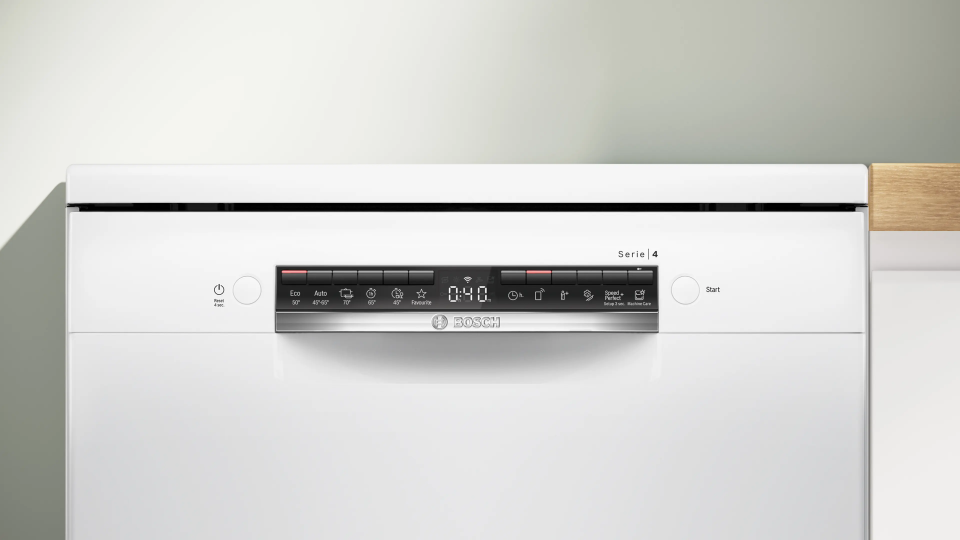 Bosch SMS4EKW63T 6 Programlı Home Connect Bulaşık Makinesi Beyaz