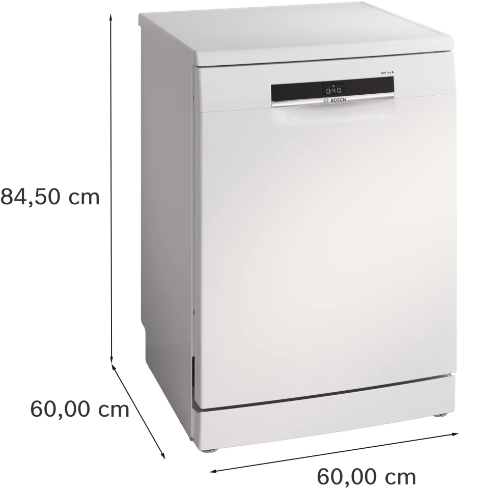 Bosch SMS6EKW63T 6 Programlı Home Connect Bulaşık Makinesi Beyaz