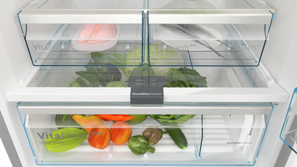 BOSCH KDN76AIE1N Üstten Donduruculu Buzdolabı 186 x 75 cm Kolay temizlenebilir Inox,  No Frost