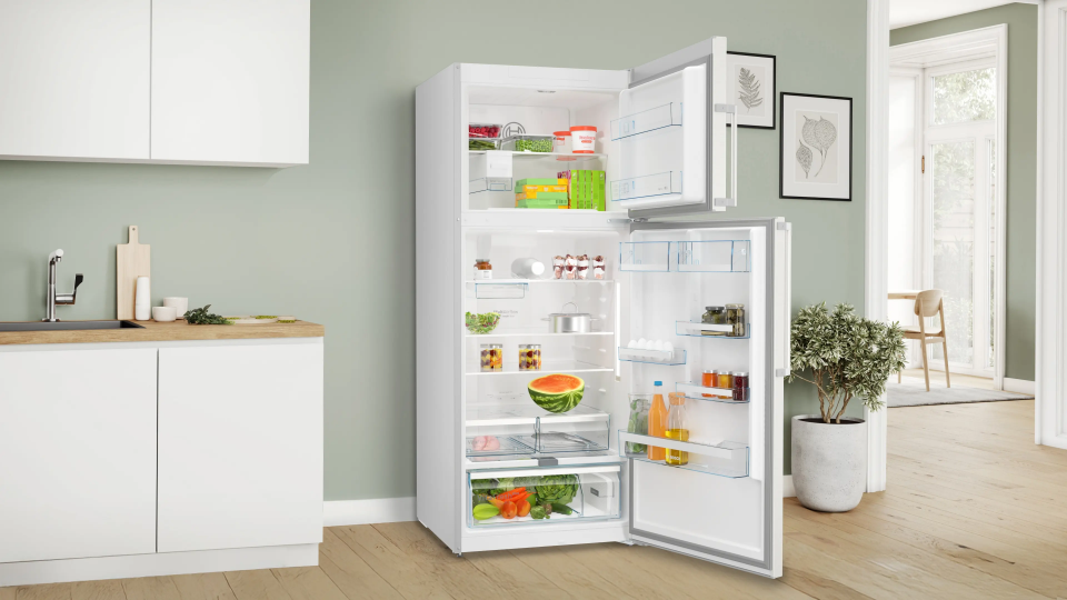 BOSCH KDN76AIE1N Üstten Donduruculu Buzdolabı 186 x 75 cm Kolay temizlenebilir Inox,  No Frost