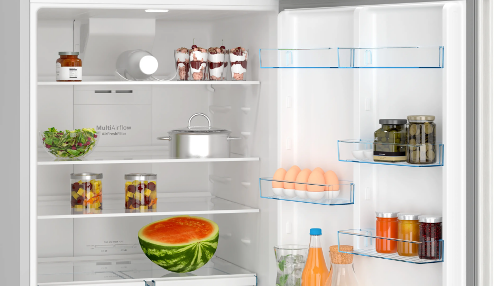 BOSCH KDN76XIE1N Üstten Donduruculu Buzdolabı 186 x 75 cm Kolay temizlenebilir Inox, No Frost