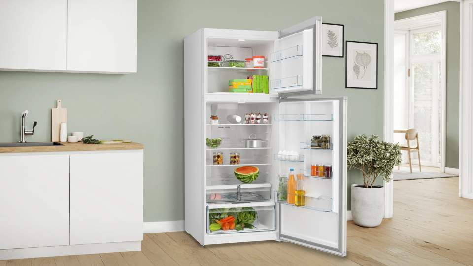 BOSCH KDN76XIE1N Üstten Donduruculu Buzdolabı 186 x 75 cm Kolay temizlenebilir Inox, No Frost