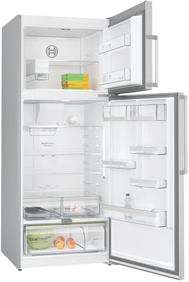 BOSCH KDN76AIE0N Üstten Donduruculu Buzdolabı 186 x 75 cm Kolay temizlenebilir Inox, No Frost