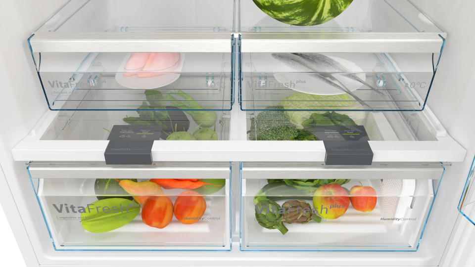 BOSCH KDN86AWE1N Üstten Donduruculu Buzdolabı 186 x 86 cm Beyaz, No Frost