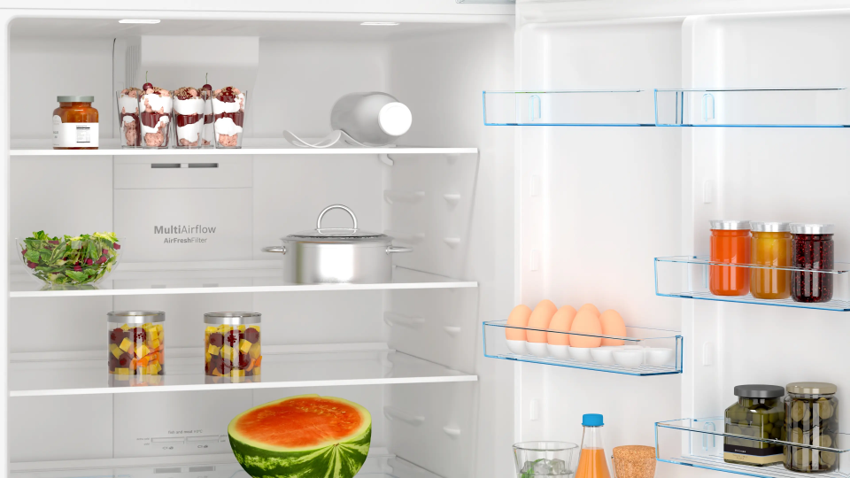 BOSCH KDN86XWE1N Üstten Donduruculu Buzdolabı 186 x 86 cm Beyaz, No Frost