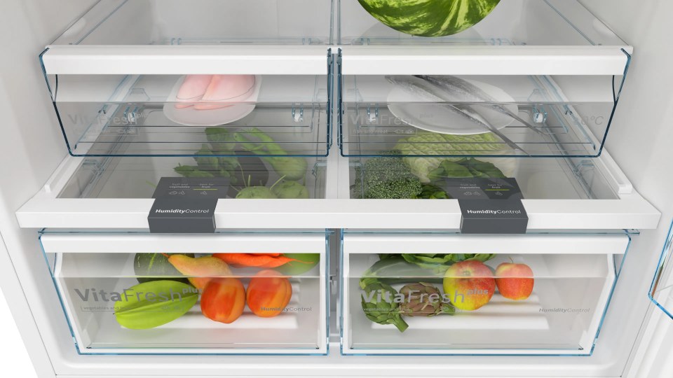 BOSCH KDN86XWE1N Üstten Donduruculu Buzdolabı 186 x 86 cm Beyaz, No Frost