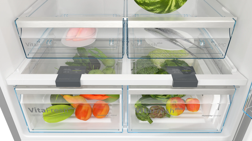 BOSCH KDN86AID1N Üstten Donduruculu Buzdolabı 186 x 86 cm Kolay temizlenebilir Inox, No Frost