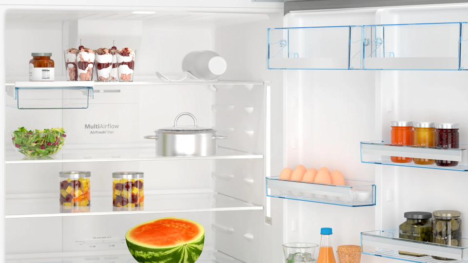 BOSCH KDN86AID1N Üstten Donduruculu Buzdolabı 186 x 86 cm Kolay temizlenebilir Inox, No Frost