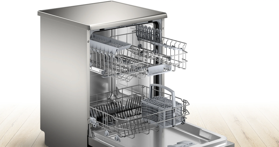 BOSCH SMS26DI00T Solo Bulaşık Makinesi 60 cm Kolay Temizlenebilir Inox