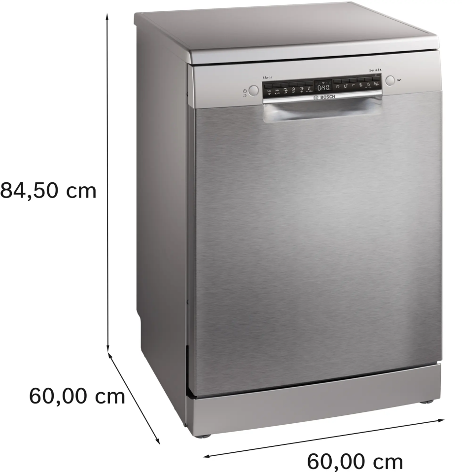 Bosch SMS4IKI62T 6 Programlı Beyaz Bulaşık Makinesi Inox