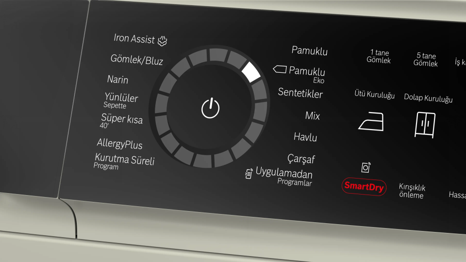 Bosch WQB245AXTR 9 Kg Isı Pompalı Home Connect Kurutma Makinesi Inox