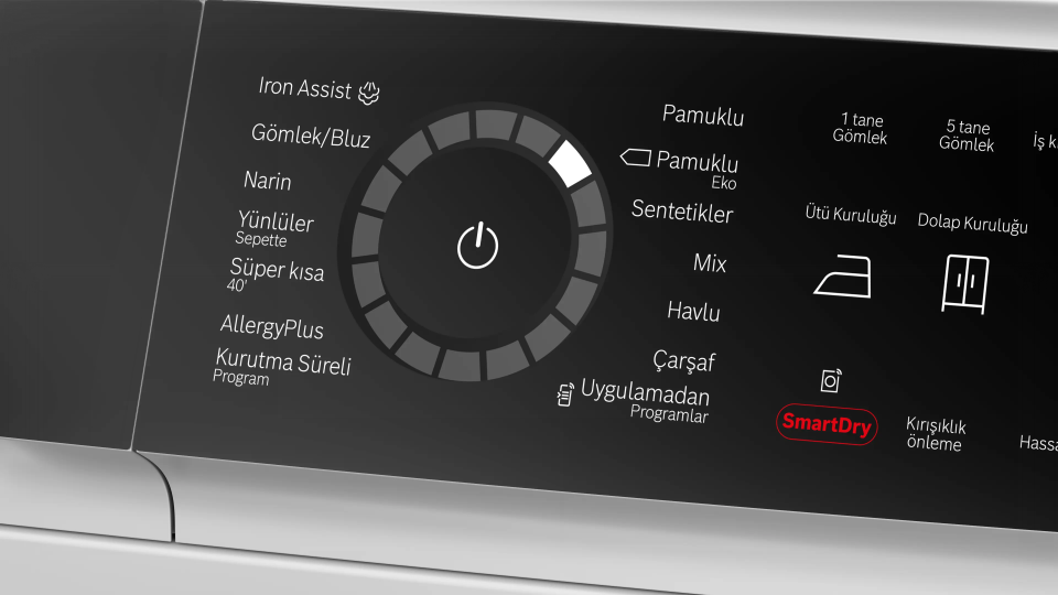 Bosch WQB245A0TR 9 Kg Isı Pompalı Home Connect Kurutma Makinesi Beyaz