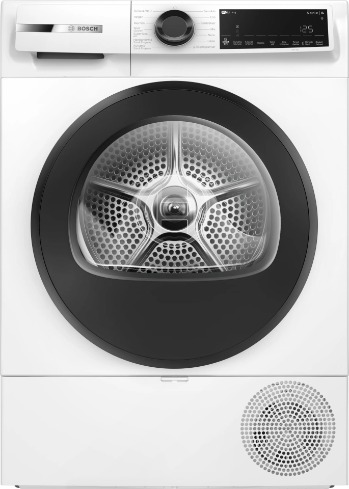 Bosch WQJ24200TR 9 Kg Isı Pompalı Home Connect Kurutma Makinesi Beyaz
