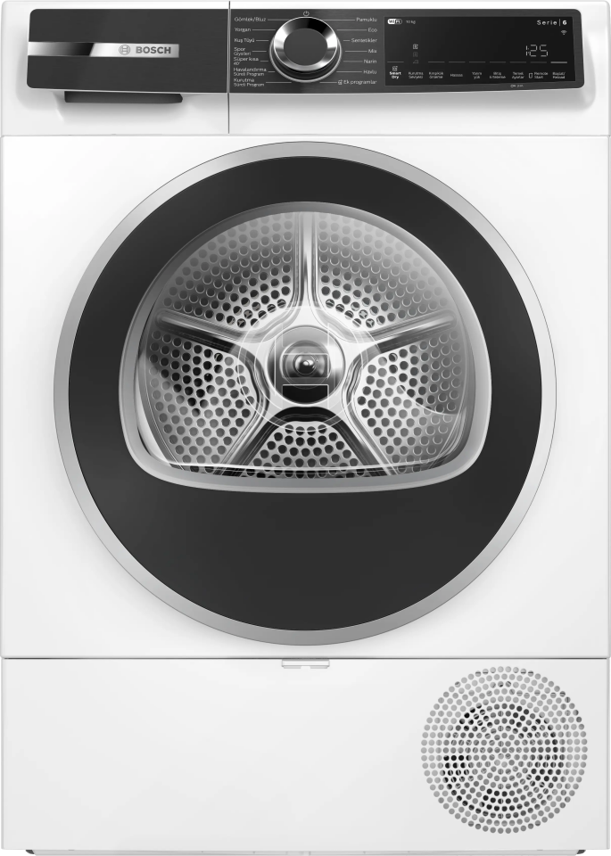 Bosch WQK25200TR 10 Kg Isı Pompalı Home Connect Kurutma Makinesi Beyaz