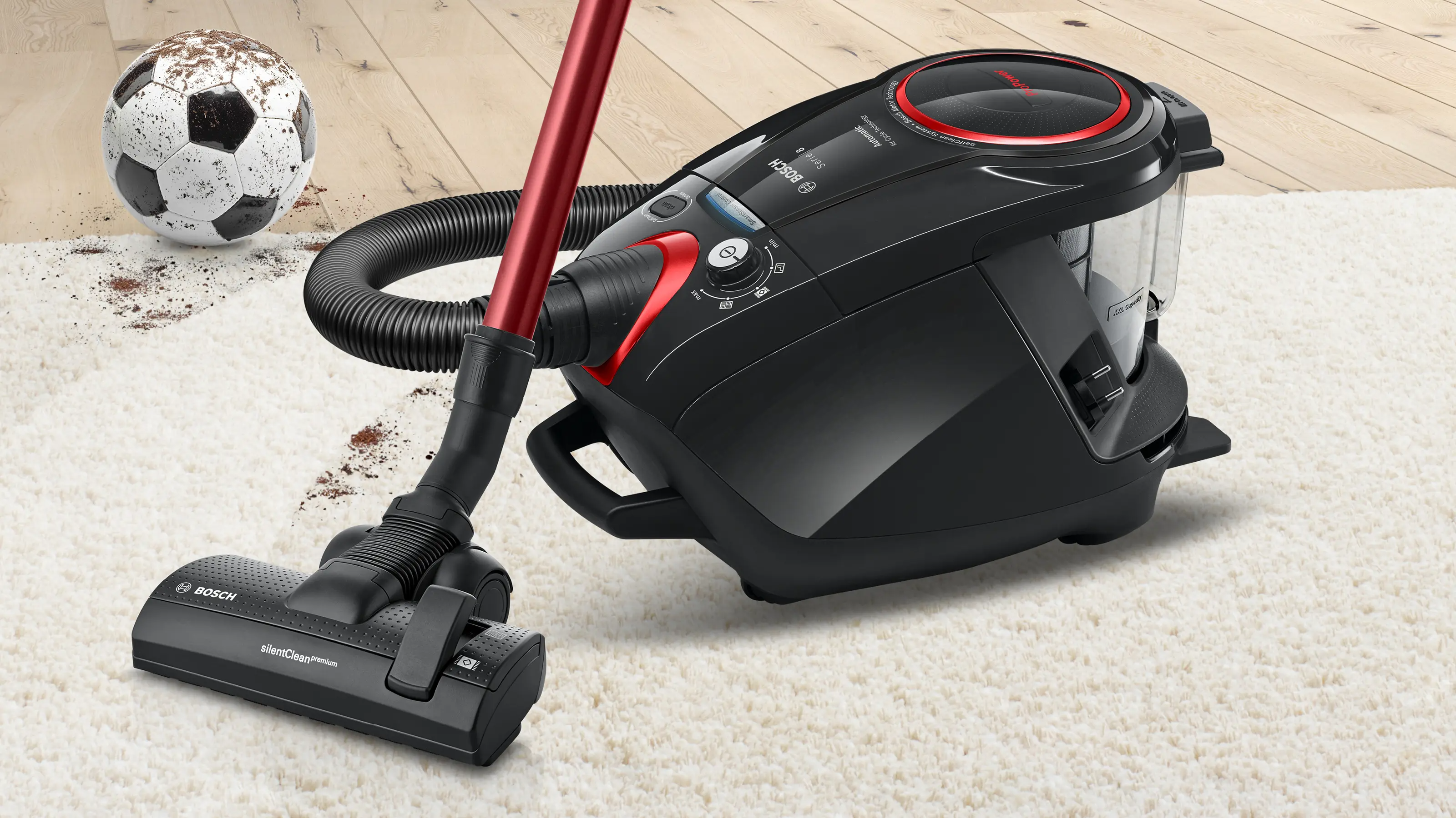 Bosch BGS7POW2 Toz torbasız Süpürge ProPower Siyah