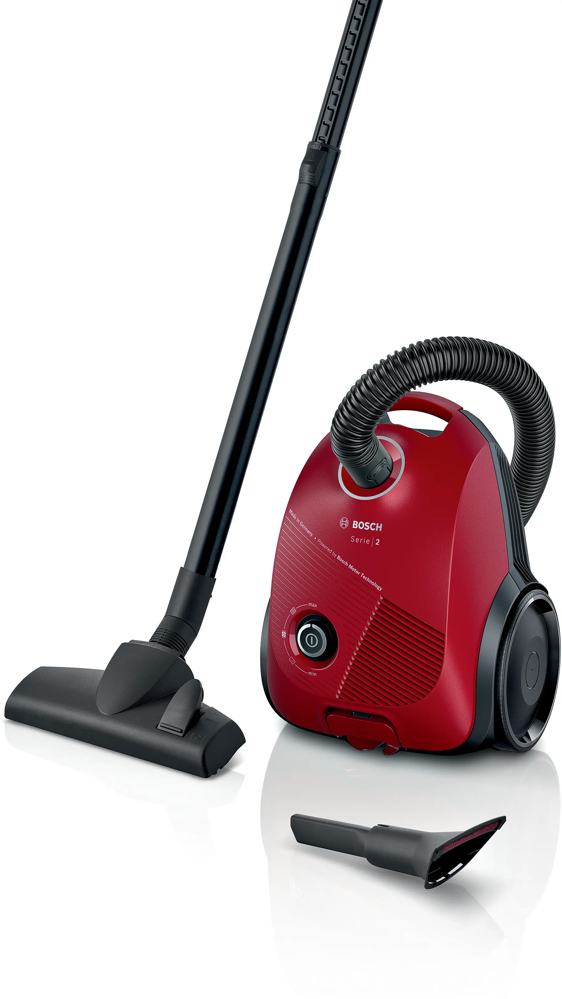 Bosch BGBS2RD1 Toz torbalı Süpürge Kırmızı