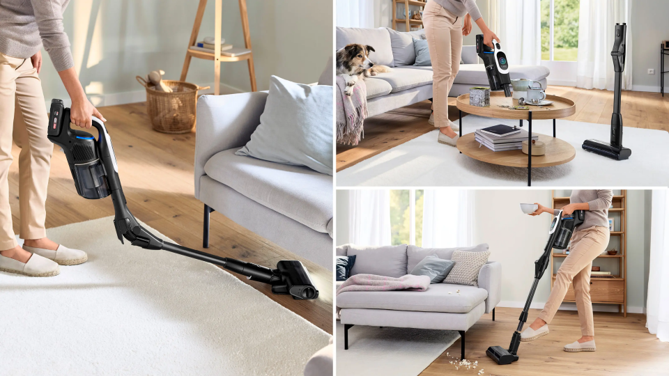 Bosch BCS1041WAC Şarjlı Süpürge Unlimited 10 Beyaz
