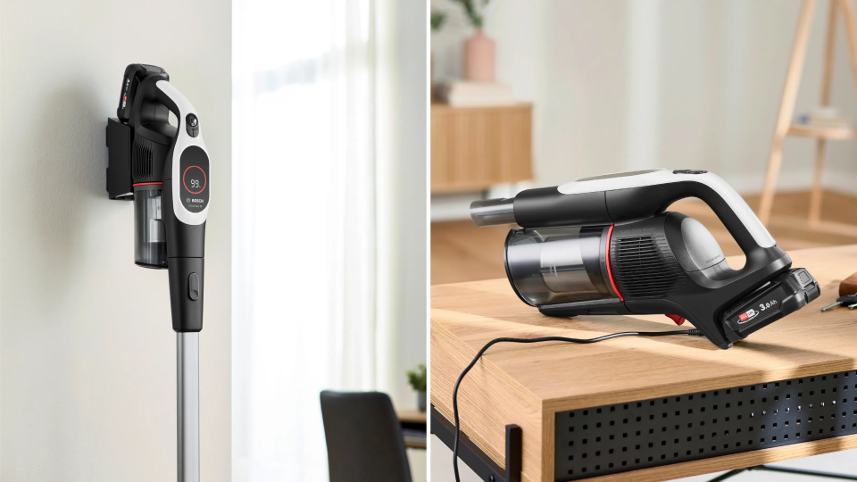 Bosch BCS931WBA Şarjlı Süpürge Unlimited 9 Beyaz