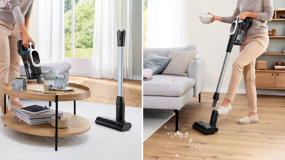 Bosch BCS931WBA Şarjlı Süpürge Unlimited 9 Beyaz