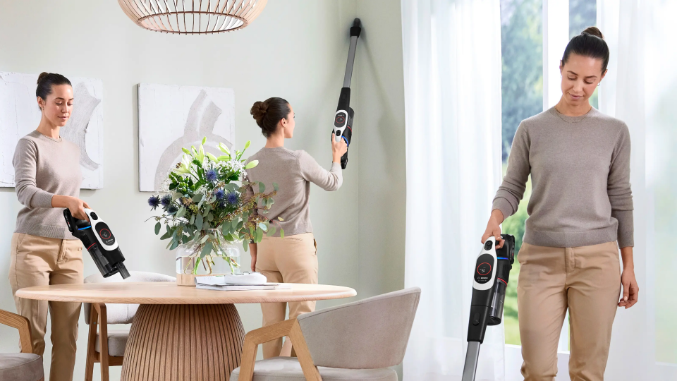 Bosch BCS931WBA Şarjlı Süpürge Unlimited 9 Beyaz