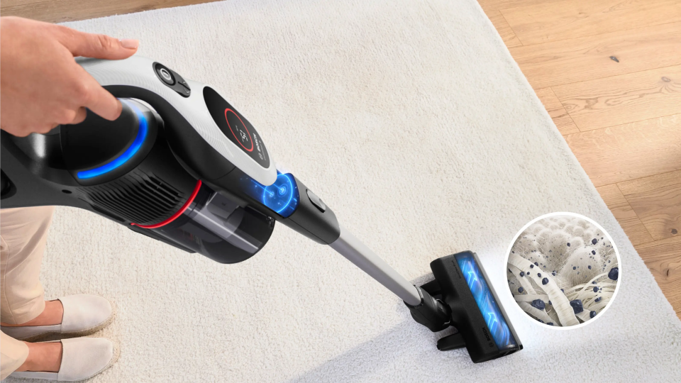 Bosch BCS931WBA Şarjlı Süpürge Unlimited 9 Beyaz