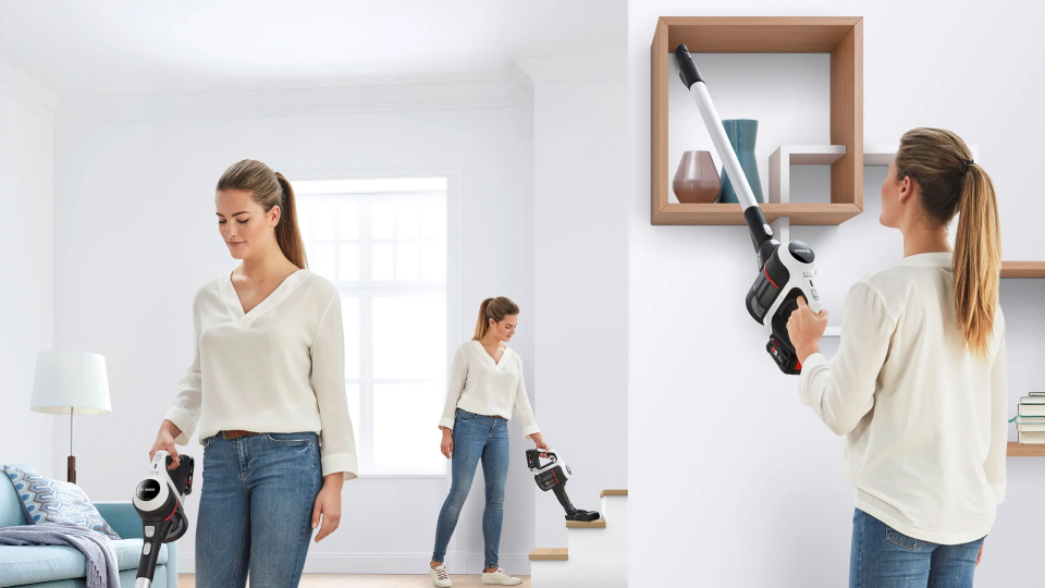 Bosch BCS61113 Şarjlı Süpürge Unlimited 6 Beyaz