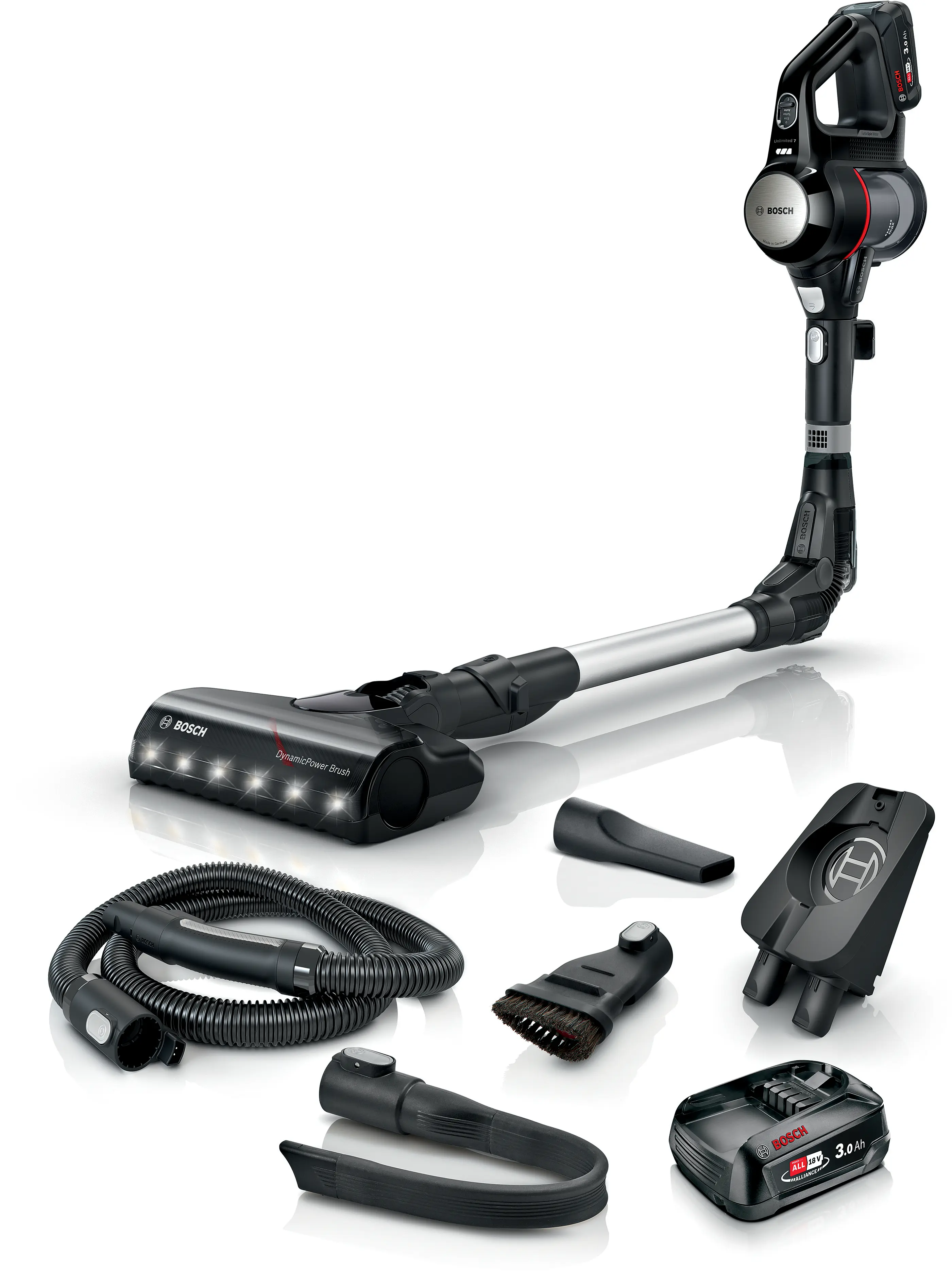 Bosch BBS712XTR Şarjlı Süpürge Unlimited 7 Siyah