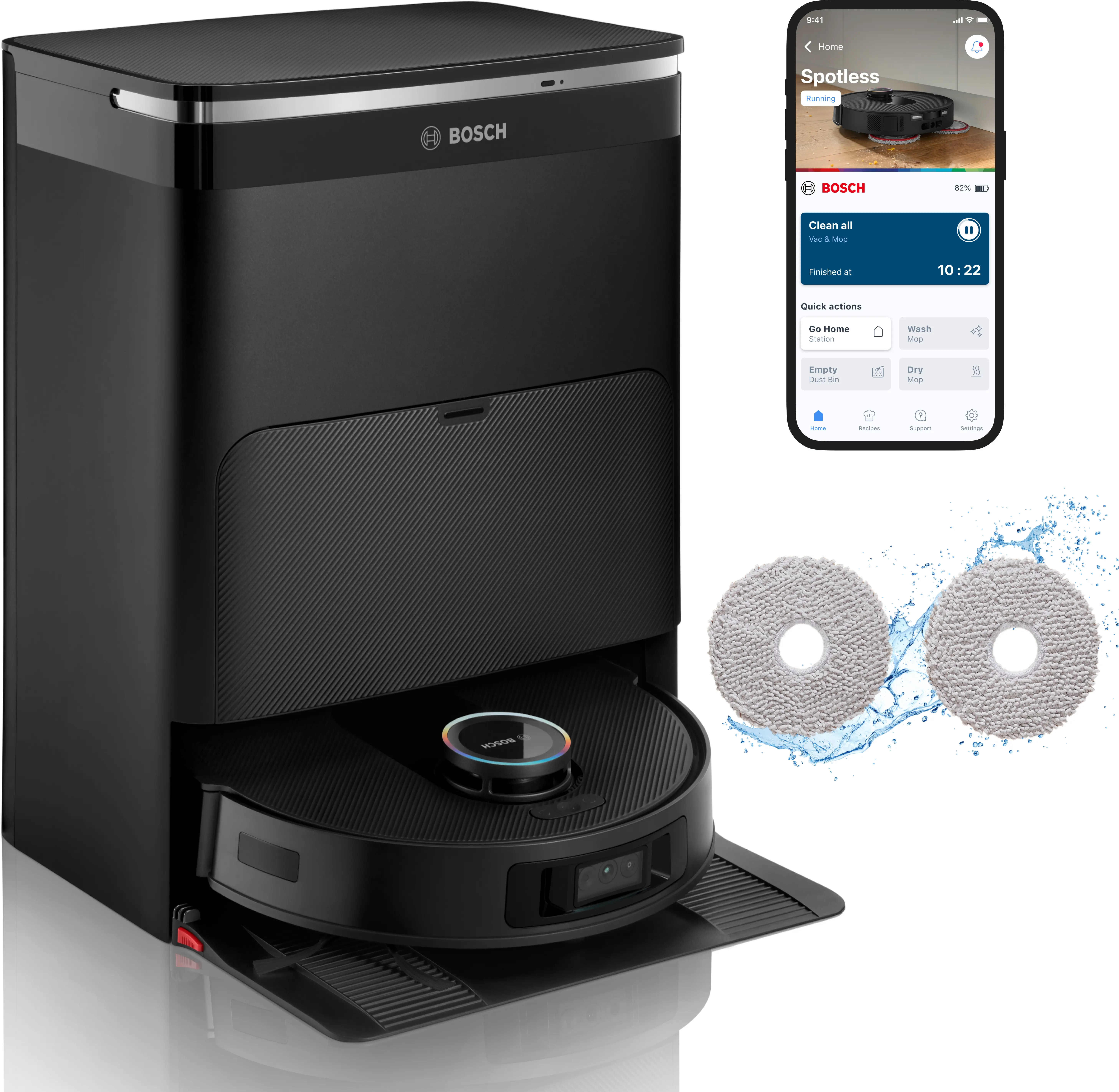 Bosch BCRDW3BX Robot Süpürge Spotless Max Cam