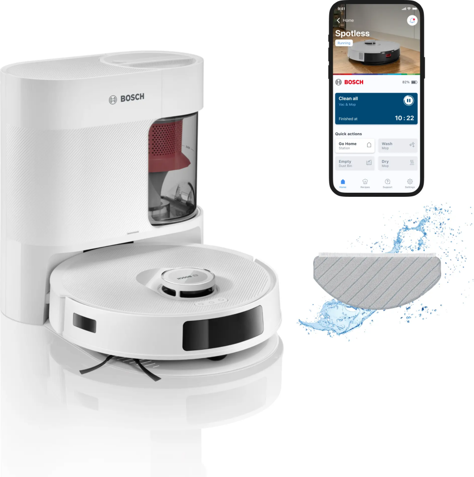 Bosch BCRD2W Robot Süpürge Spotless Advanced +