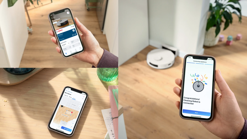 Bosch BCRC1W Robot Süpürge Spotless