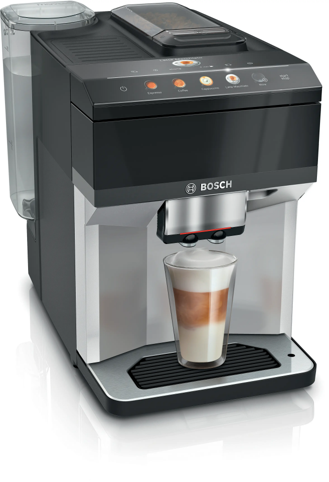 Bosch TPE40307 Tam Otomatik Kahve Makinesi VeroCafe Metalik inoks gümüş, Piyano siyah